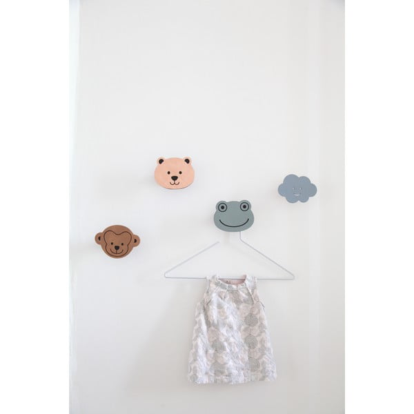 Cârlig verde prăfuit de montat pe perete din oțel Frog Dot Nupo – LIND DNA-image-1