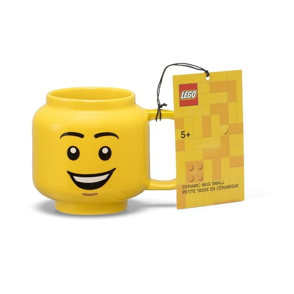 Cană pentru copii galben din ceramică 255 ml Head – LEGO®-image-4