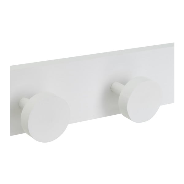 Cuier de perete alb din lemn de pin 40 cm Anillos – Casa Selección-image-2