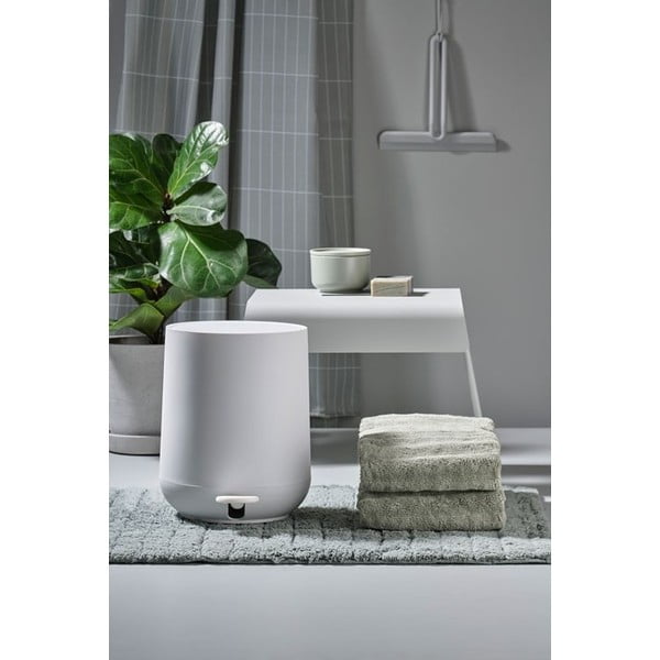 Coș de gunoi alb din plastic 3 l Nova – Zone-image-1