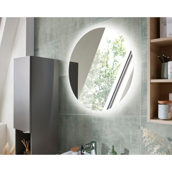 Oglindă de perete cu led ø 70 cm Quickset 393 – Pelipal-image-1