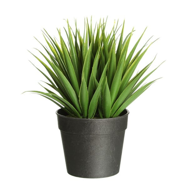 Plantă artificială Ixia Palm, înălțime 19 cm