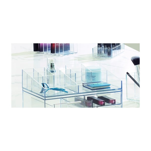 Organizator de baie pentru cosmetice din plastic reciclat Cosmetic Station – iDesign-image-4