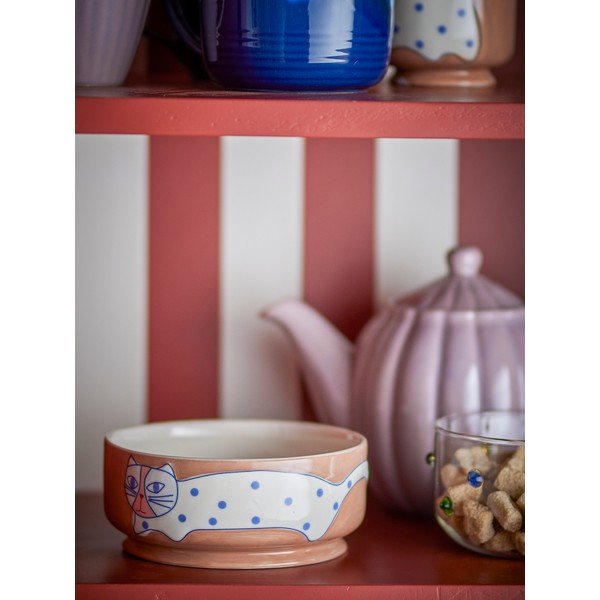 Boluri mici maro deschis 4 buc. din gresie Missy – Bloomingville-image-1