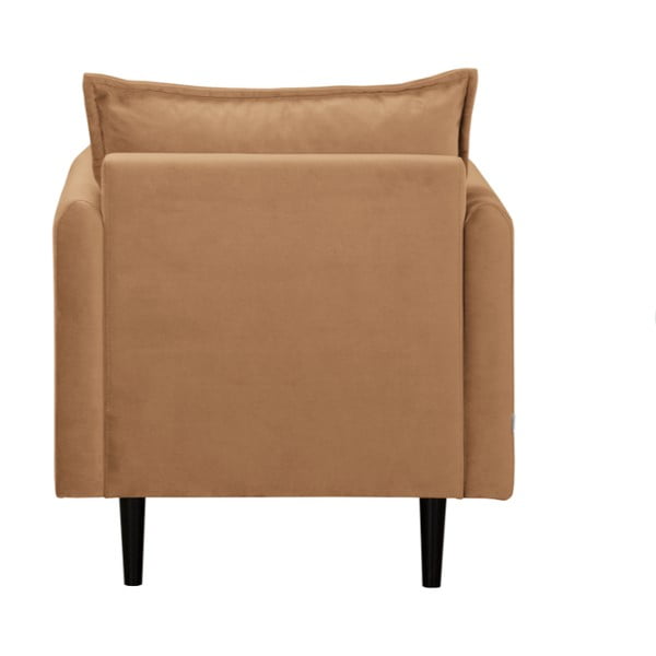 Fotoliu maro cu tapițerie din catifea Juli – Ropez-image-3