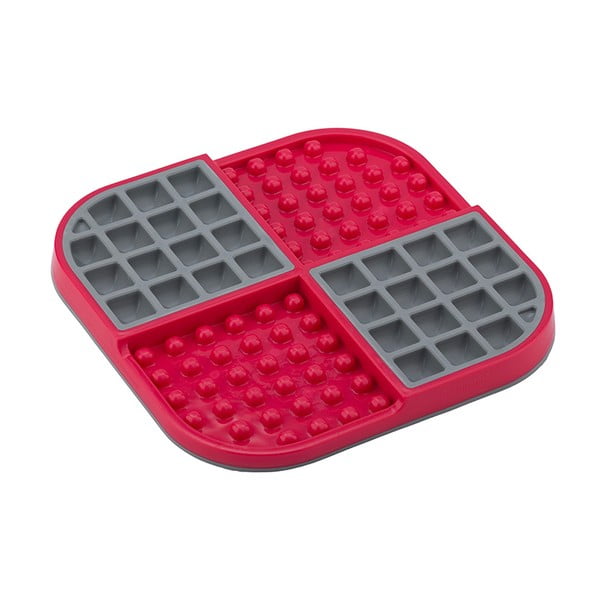 Covoraș de lins pentru animale de companie Slomo Red – LickiMat-image-3