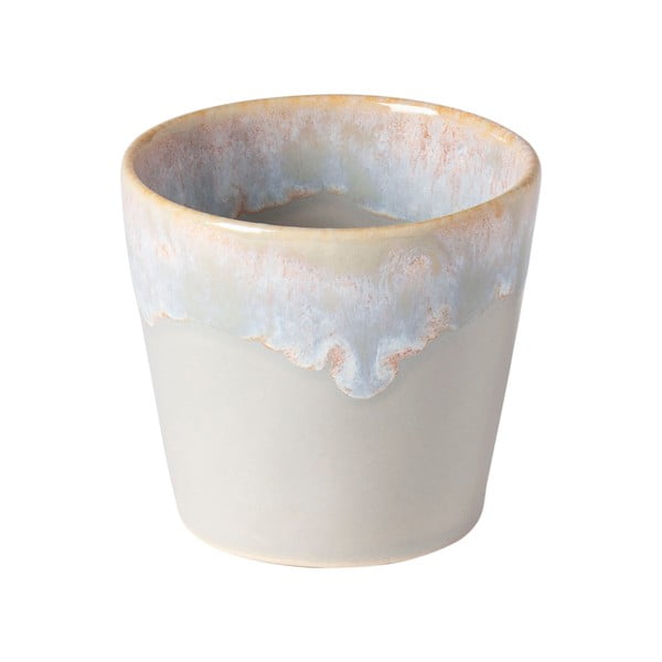 Ceașcă pentru espresso din gresie ceramică Costa Nova, 90 ml, bej - alb