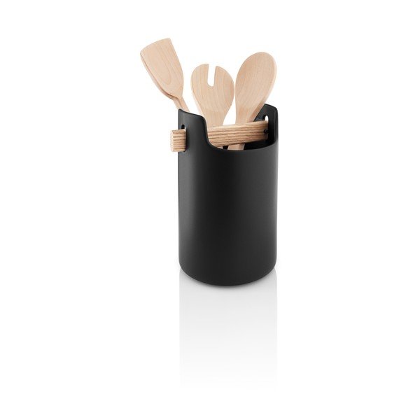 Organizator de bucătărie din ceramică Eva Solo Nordic, înălțime 20 cm, negru-image-4