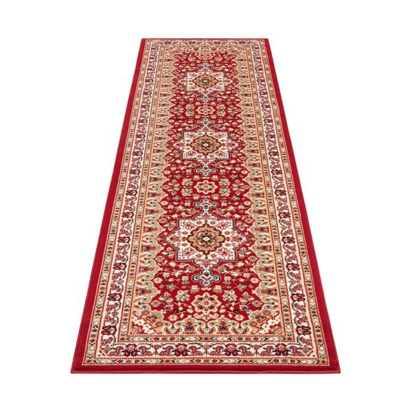 Covor Nouristan Parun Tabriz, 80 x 250 cm, roșu-image-2