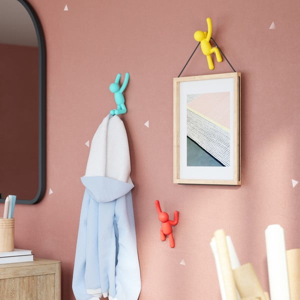 Cârlige 3 buc. de montat pe perete Buddy – Umbra-image-1