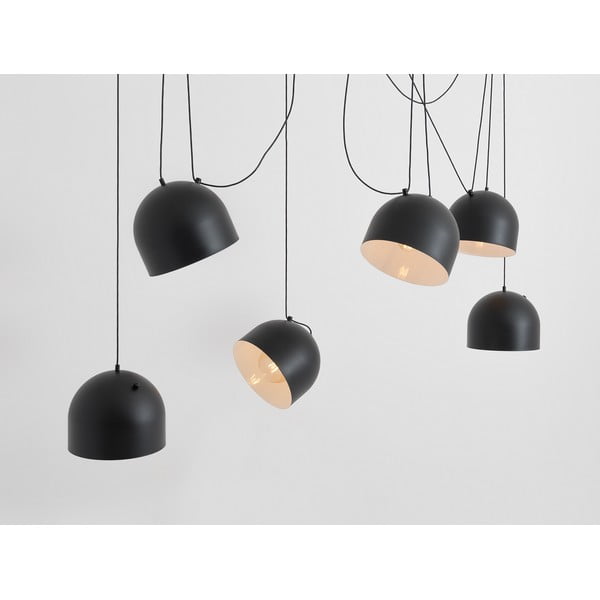 Lustră neagră cu abajur metalic 250x250 cm Popo - CustomForm-image-2