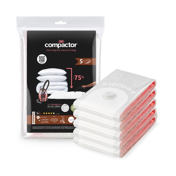 Saci de vidat 5 buc. Vacuum L – Compactor