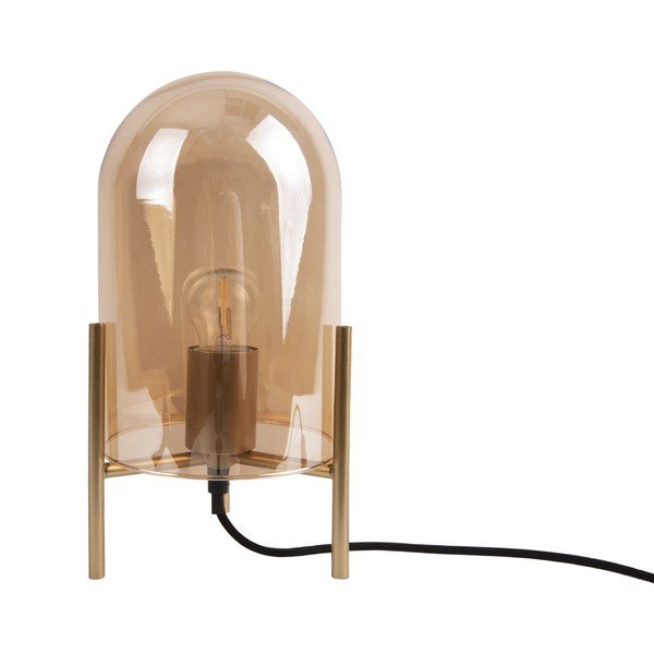 Veioză din sticlă Leitmotiv Glass Bell, auriu-image-2