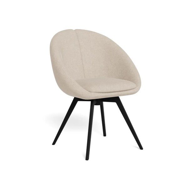 Set de scaune de living bej rotativ 2 buc. tapițat Tenna – Actona