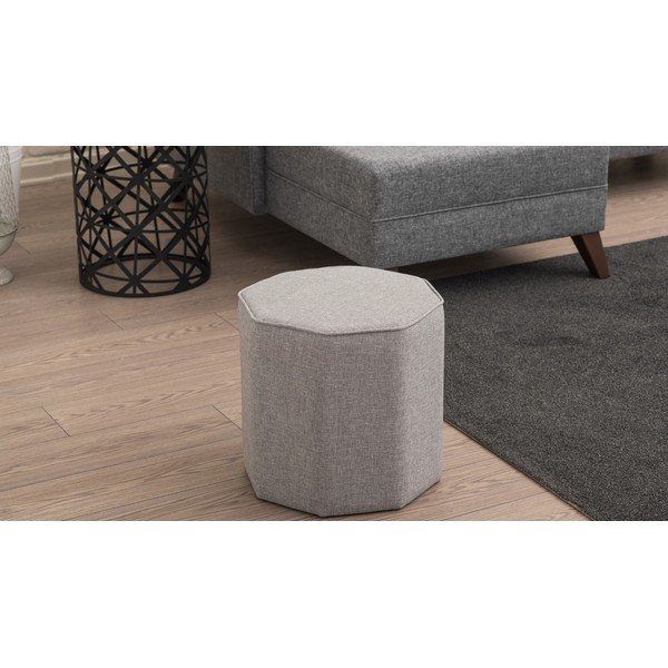 Taburet maro deschis Hexa – Balcab Home-image-1