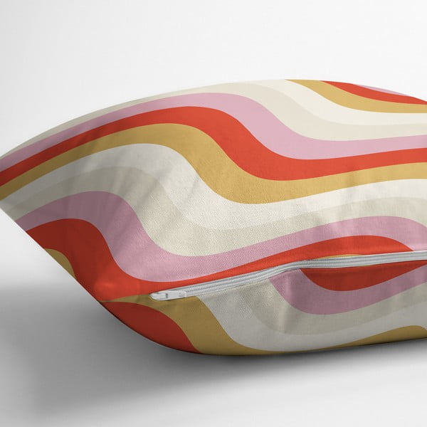 Față de pernă 43x43 cm Creamy Raspberry Swirl – Mila Home-image-2