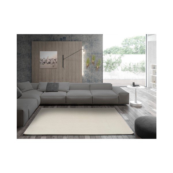 Covor Universal Feel Liso Blanco, 140 x 200 cm-image-1