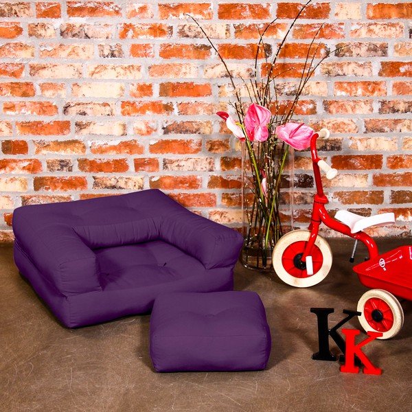 Fotoliu pentru copii Karup Baby Cube Purple-image-1