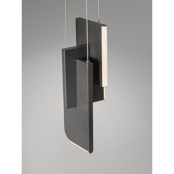 Lustră gri deschis LED cu intensitate reglabilă din metal Totem – Nova Luce-image-3