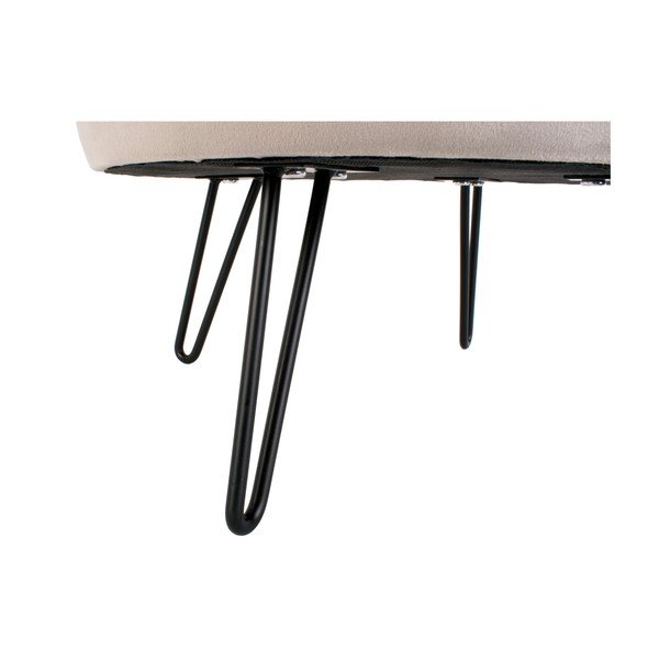 Pat din catifea pentru animale de companie Leitmotiv Throne, gri-image-1