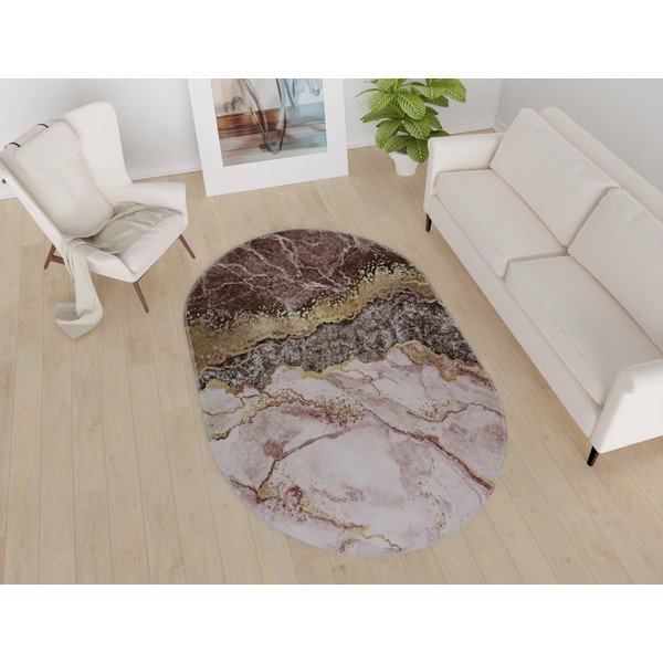 Covor maro/auriu lavabil 120x180 cm – Vitaus-image-1