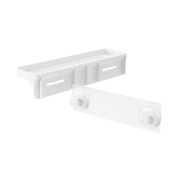 Raft pentru baie alb autoadeziv din plastic reciclat Flex Adhesive – Umbra-image-4