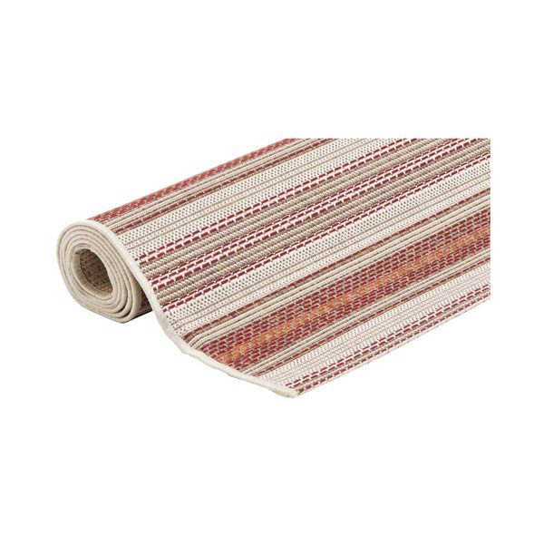 Covor adecvat pentru exterior Floorita Riga, 135 x 190 cm, bej - roșu-image-2
