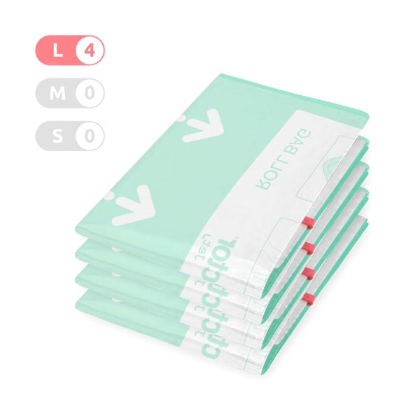 Saci de vidat 4 buc. Roll Up L – Compactor-image-1