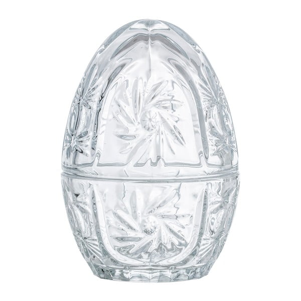 Recipient decorativ din sticlă în formă de ou Bloomingville