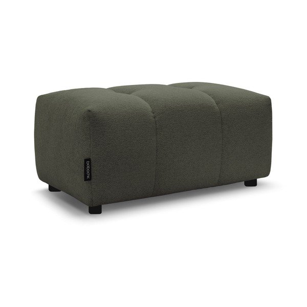 Taburet kaki cu tapițerie din chenille Roxelane – Bobochic Paris-image-3