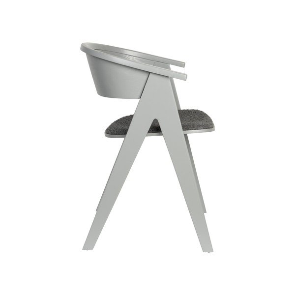 Scaun de living gri cu cotiere tapițat NDSM – Zuiver-image-4