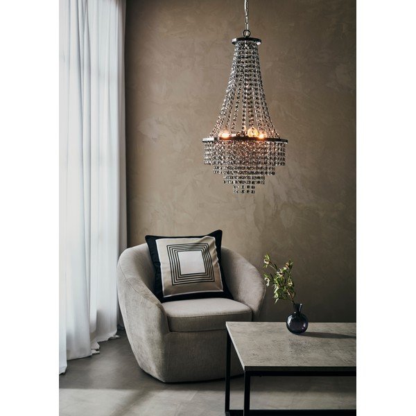 Lustră Markslöjd Allington Chandelier, ø 38 cm, negru-image-1