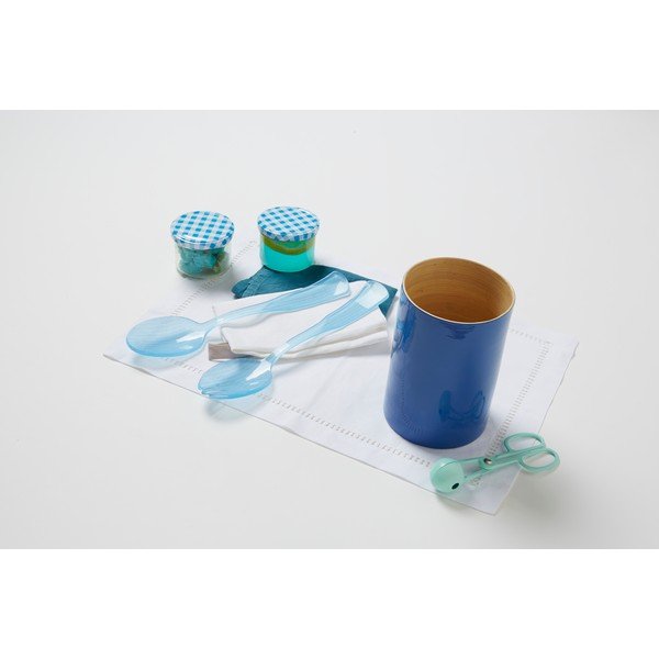 Cutie din bambus pentru ustensile de bucătărie Compactor Blue Bamboo, ⌀ 12 cm-image-1