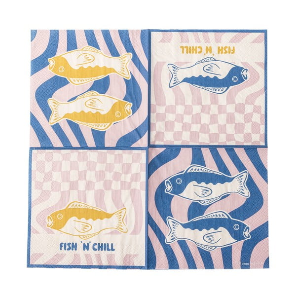 Șervețele 20 buc. din hârtie 33x33 cm Remy – Bloomingville