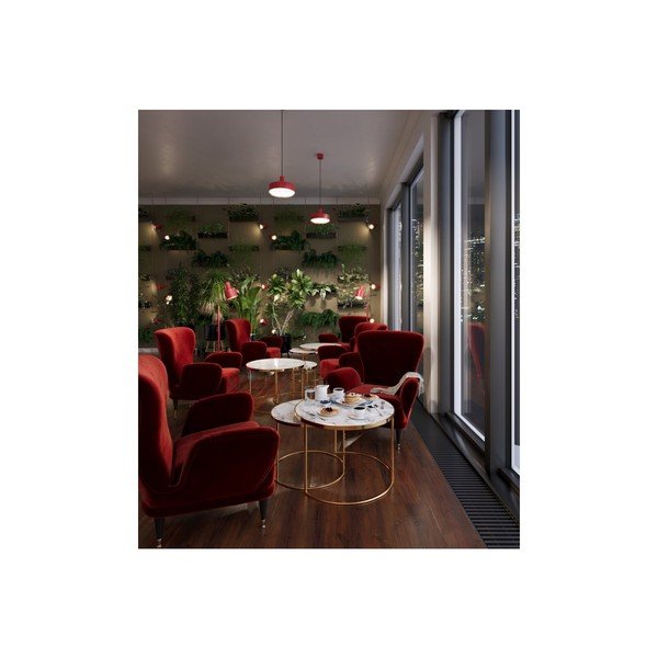 Aplică de perete roșie ø 10 cm Selvia II – GTV-image-3