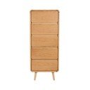 Comodă în culoare naturală din lemn de frasin 45x112x40 cm Rise – Zuiver