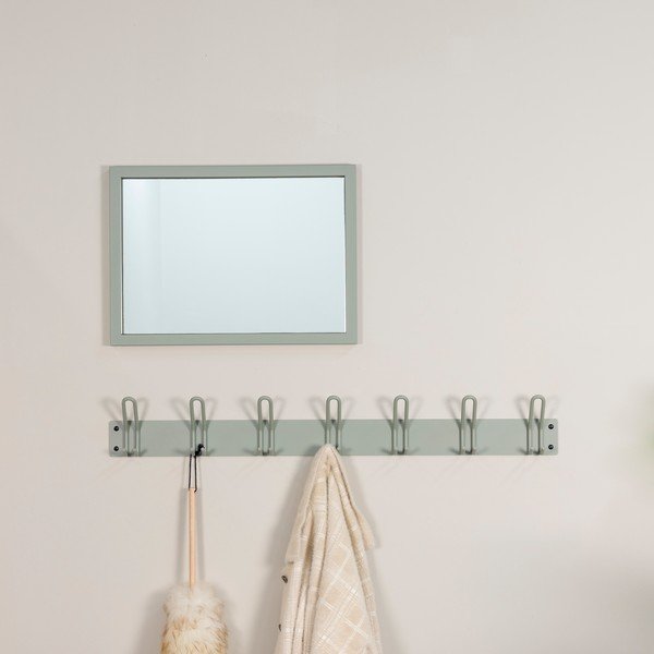 Cuier de perete verde prăfuit din metal 100 cm Miles – Spinder Design-image-1