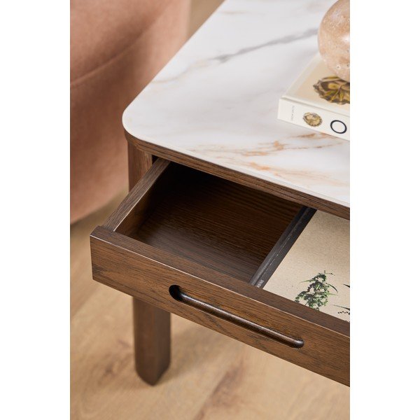 Măsuță auxiliară cu blat ceramic 45x45 cm Southampton – Actona-image-1