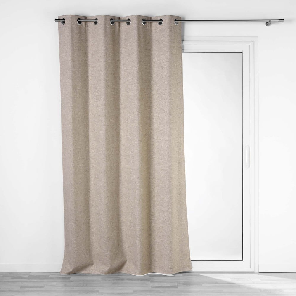 Draperie bej blackout 140x260 cm Crepuscule – douceur d\'intérieur