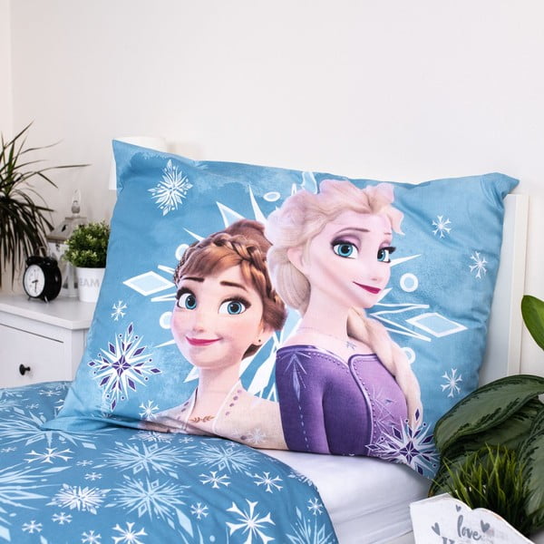 Lenjerie de pat din bumbac pentru copii pentru pat de o persoană 140x200 cm Frozen – Jerry Fabrics-image-3