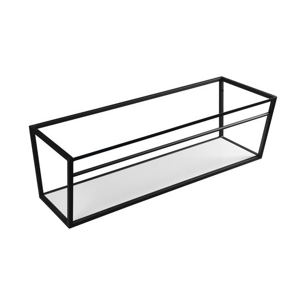 Suport pentru chiuvetă alb/negru suspendat din oțel 120x40 cm Ska – Sapho