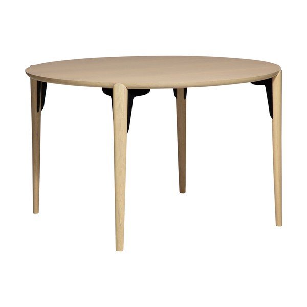 Masă de dining rotundă cu aspect de lemn de stejar ø 122 cm Paragon – DAN-FORM Denmark