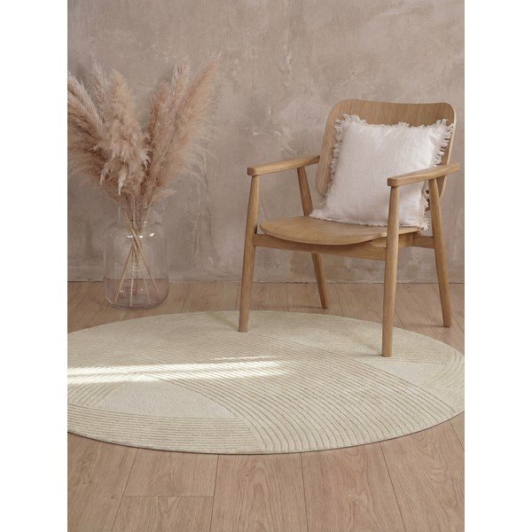 Covor crem rotund din lână ø 200 cm Kensington Victoria – Ted Baker-image-1