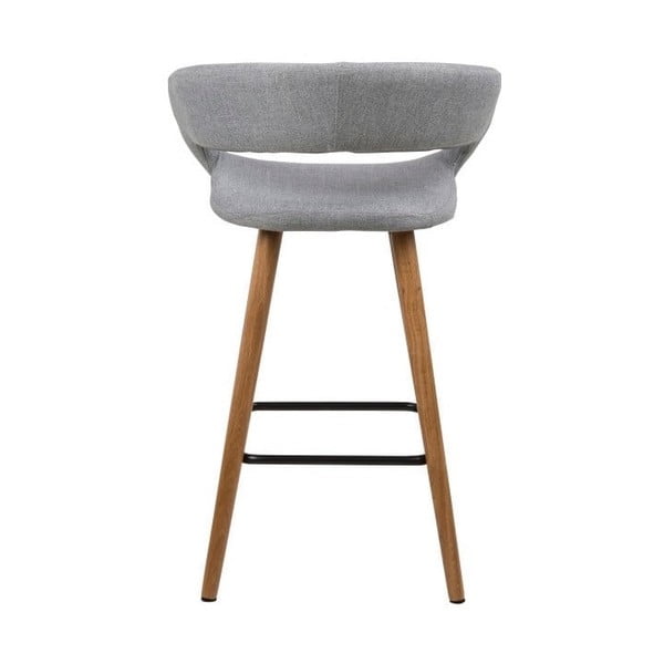Scaune de bar gri 2 buc. 88,5 cm Gill – Actona-image-3