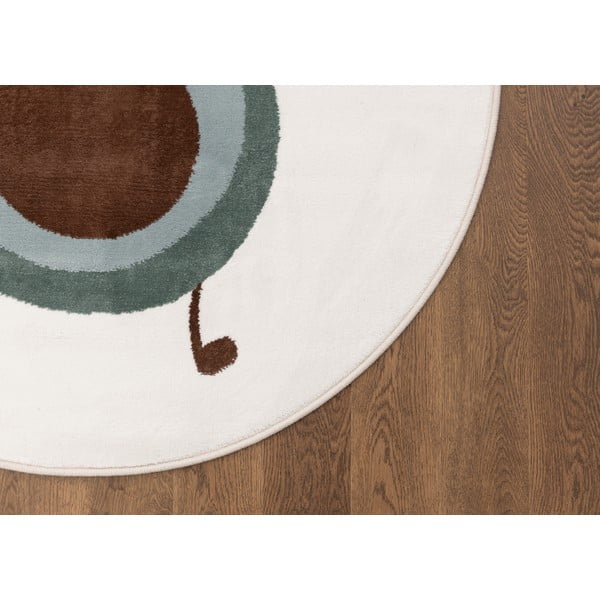 Covor pentru copii verde mentă-fildeș ø100 cm Avocado Mint – FD-image-3