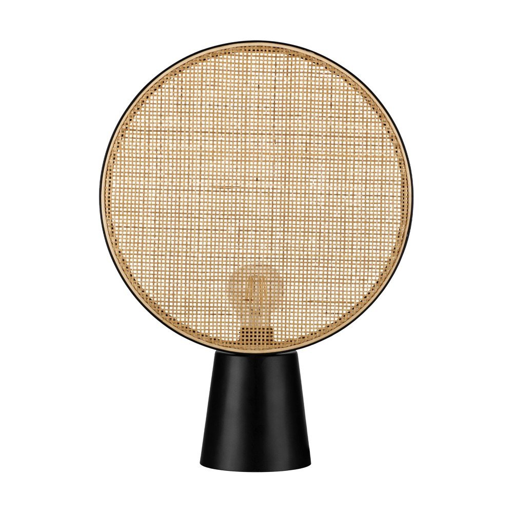 Veioza negru-mat/in culoare naturala din metal (inaltime 48,5 cm) Tierra – Nova Luce