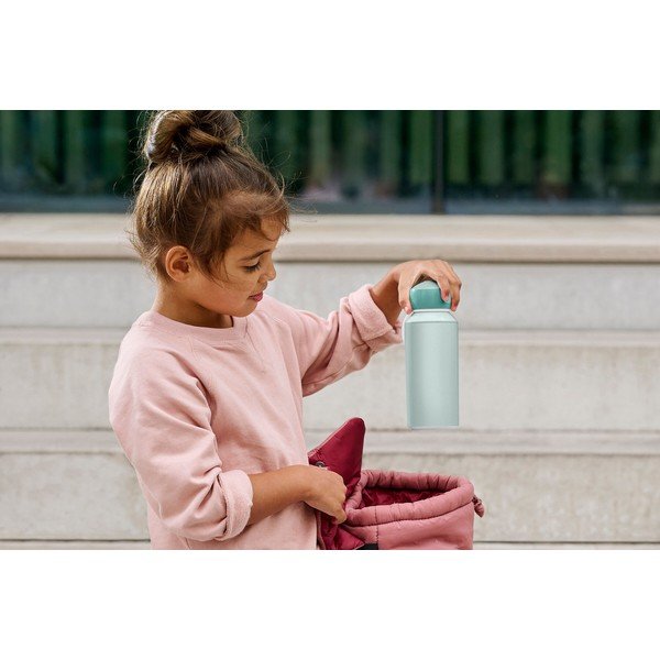 Sticlă pentru copii roz-deschis din plastic 400 ml Fairy Garden – Mepal-image-1