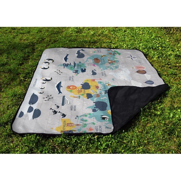 Pătură din microfibră pentru picnic 145x180 cm Travel Around The World – Butter Kings-image-3