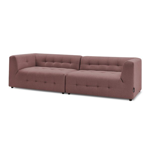 Canapea roz-închis 324 cm Kleber - Bobochic Paris-image-4