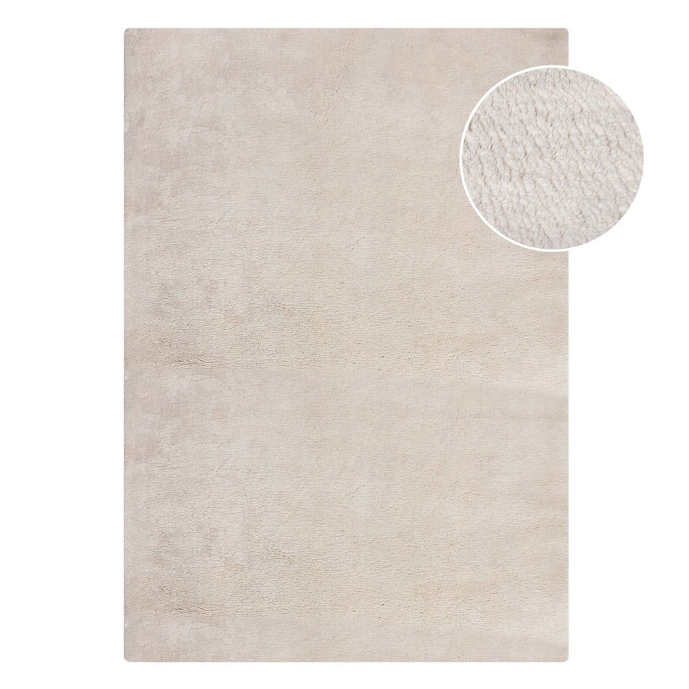 Blană crem sintetică 160x230 cm Faroe Wool Look Fur – Flair Rugs